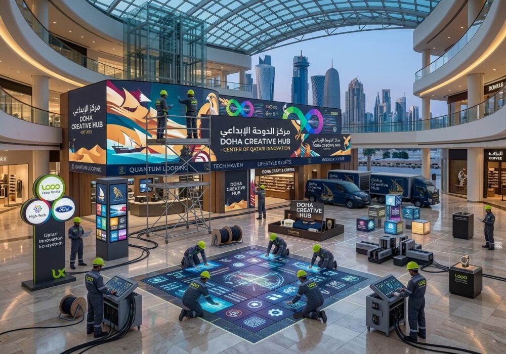 Retail shop branding company in qatar